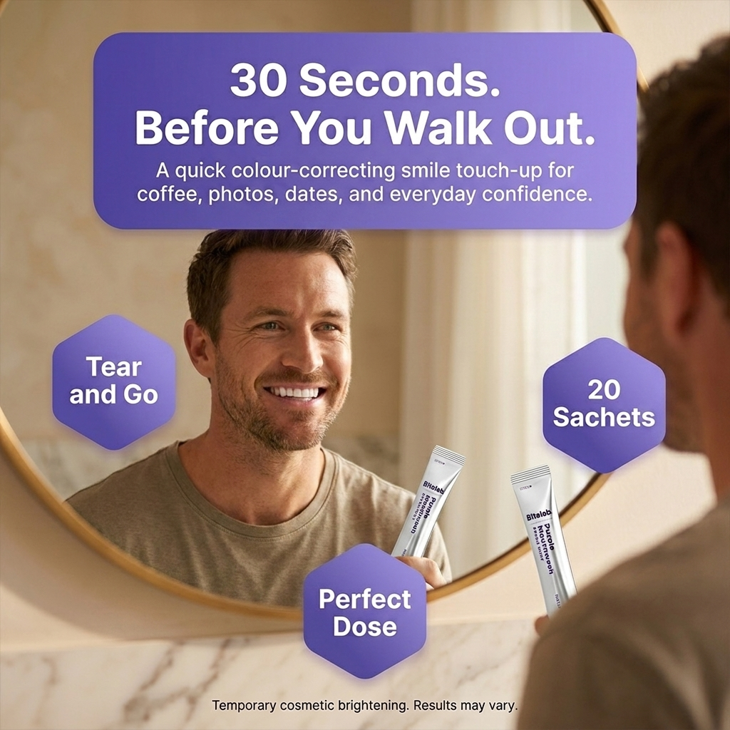 Purple Teeth Whitening Mouthwash